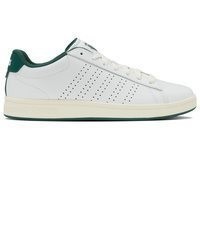 mintgrüne Leder niedrige Sneakers von K-Swiss