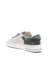 mintgrüne Leder niedrige Sneakers von Golden Goose