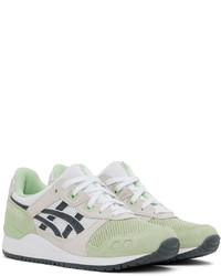 mintgrüne Leder Sportschuhe von Asics