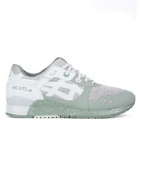 mintgrüne Leder Turnschuhe von Asics