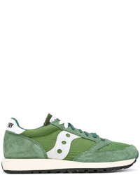 mintgrüne Leder Turnschuhe von Saucony