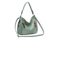 mintgrüne Leder Umhängetasche von ITALYSHOP24