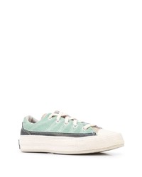 mintgrüne niedrige Sneakers von Converse