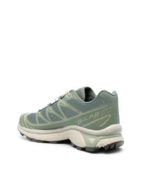 mintgrüne niedrige Sneakers von Salomon