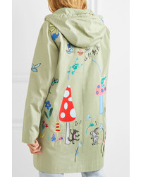 mintgrüne Regenjacke von Mira Mikati