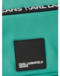 mintgrüne Segeltuch Bauchtasche von KARL LAGERFELD JEANS