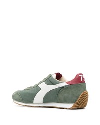 mintgrüne Segeltuch niedrige Sneakers von Diadora