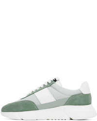 mintgrüne Segeltuch niedrige Sneakers von Axel Arigato