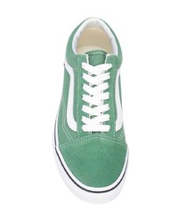 mintgrüne Segeltuch niedrige Sneakers von Vans