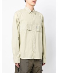 mintgrüne Shirtjacke von C.P. Company