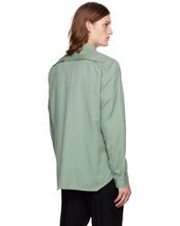 mintgrüne Shirtjacke von Rick Owens