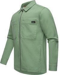 mintgrüne Shirtjacke von Ragwear