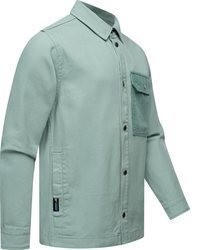 mintgrüne Shirtjacke von Ragwear