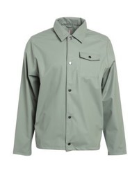 mintgrüne Shirtjacke von Rains
