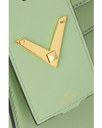 mintgrüne Shopper Tasche aus Leder von Valentino