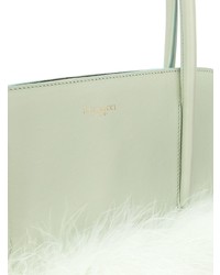 mintgrüne Shopper Tasche aus Leder von Nina Ricci