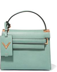 mintgrüne Shopper Tasche mit Reliefmuster von Valentino