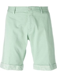 mintgrüne Shorts mit Paisley-Muster von Etro