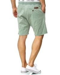 mintgrüne Shorts von INDICODE