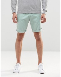 mintgrüne Shorts von Jack and Jones