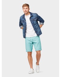 mintgrüne Shorts von Tom Tailor