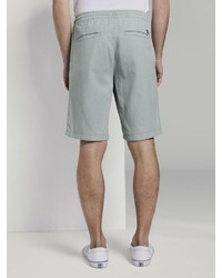 mintgrüne Shorts von Tom Tailor Denim