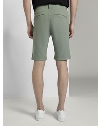 mintgrüne Shorts von Tom Tailor Denim