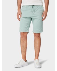 mintgrüne Shorts von Tom Tailor Denim