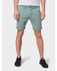 mintgrüne Shorts von Tom Tailor Denim