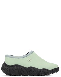 mintgrüne Slip-On Sneakers aus Segeltuch von Gmbh