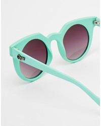 mintgrüne Sonnenbrille von Asos