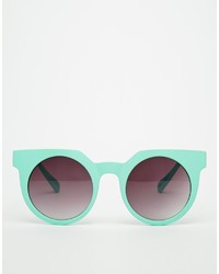 mintgrüne Sonnenbrille von Asos