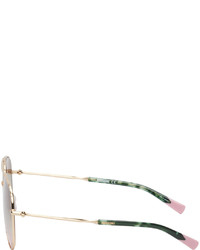 mintgrüne Sonnenbrille von Missoni