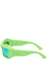 mintgrüne Sonnenbrille von Bottega Veneta