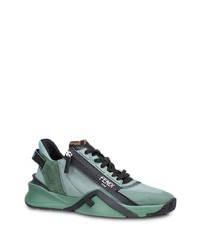 mintgrüne Sportschuhe von Fendi