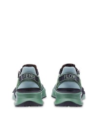 mintgrüne Sportschuhe von Fendi