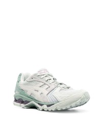 mintgrüne Wildleder niedrige Sneakers von Asics