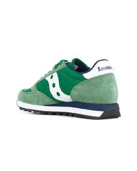 mintgrüne Wildleder niedrige Sneakers von Saucony