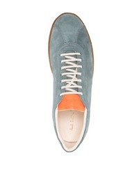 mintgrüne Wildleder niedrige Sneakers von Paul Smith