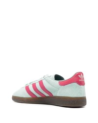 mintgrüne Wildleder niedrige Sneakers von adidas