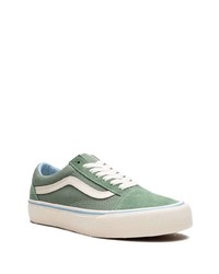 mintgrüne Wildleder niedrige Sneakers von Vans