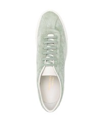 mintgrüne Wildleder niedrige Sneakers von Common Projects