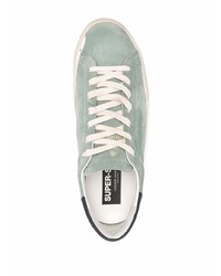 mintgrüne Wildleder niedrige Sneakers von Golden Goose