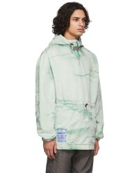 mintgrüne Mit Batikmuster Windjacke von McQ