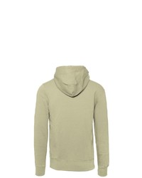 mintgrüner bedruckter Pullover mit einem Kapuze von Champion