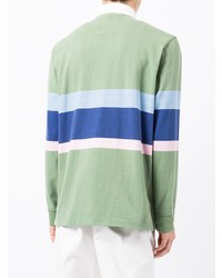 mintgrüner horizontal gestreifter Polo Pullover von Polo Ralph Lauren