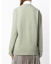 mintgrüner Oversize Pullover von Calvin Klein 205W39nyc