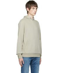 mintgrüner Pullover mit einem Kapuze von Zegna