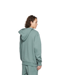 mintgrüner Pullover mit einem Kapuze von Maison Margiela