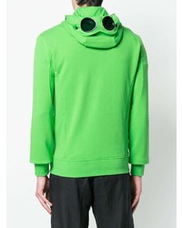 mintgrüner Pullover mit einem Kapuze von CP Company